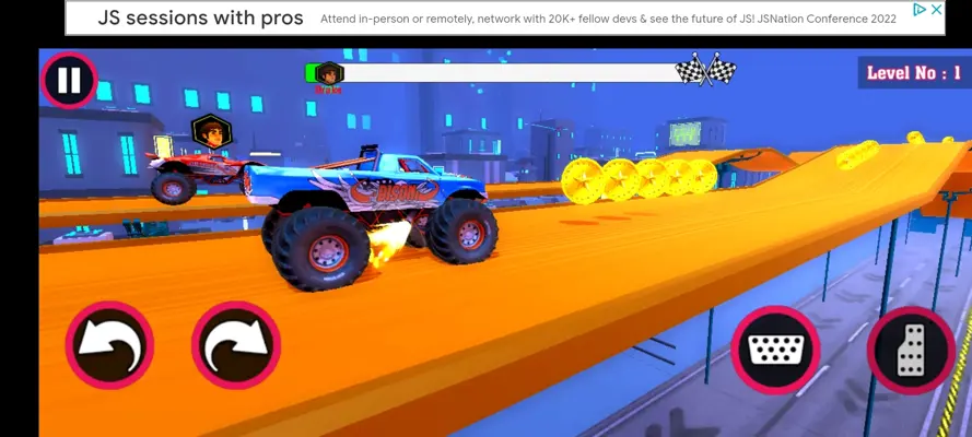 Monster Truck Stunt android App screenshot 1