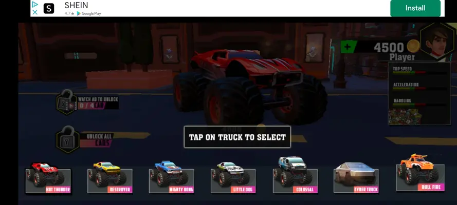 Monster Truck Stunt android App screenshot 6